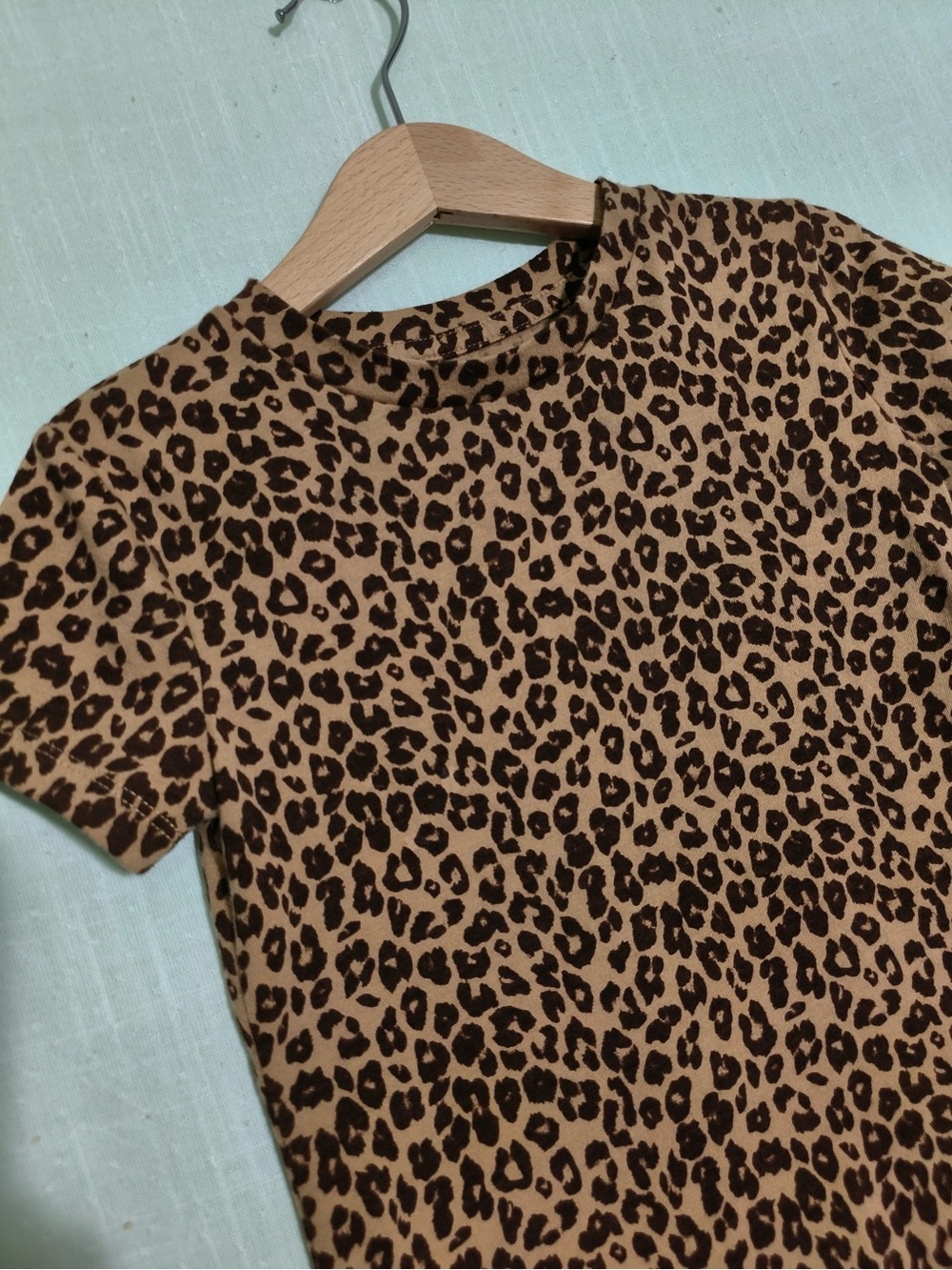 Thereabouts Girls Brown Leopard Print T-Shirt Size 4/5